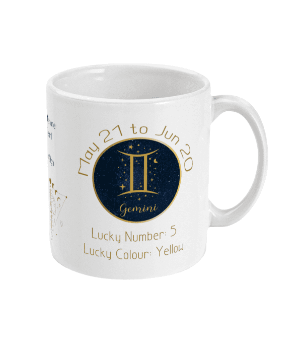 Gemini Zodiac Sign Astrology Mug - 21 May to 20 June - Image 3