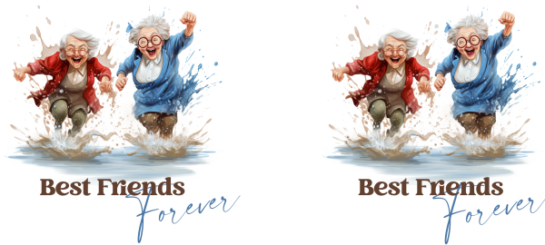 Best Friends Forever Mug with Old Ladies - Image 3