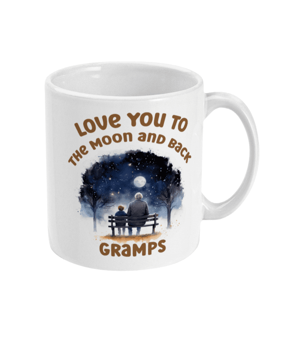 Grandad and Grandson To The Moon and Back Mug - Image 2
