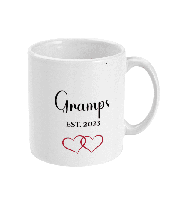 Grandad/Grandpa/Gramps/Pops To Be Est 2023 Mug - Image 2