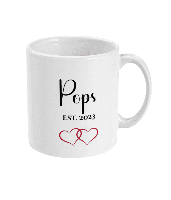 Grandad/Grandpa/Gramps/Pops To Be Est 2023 Mug - Image 5