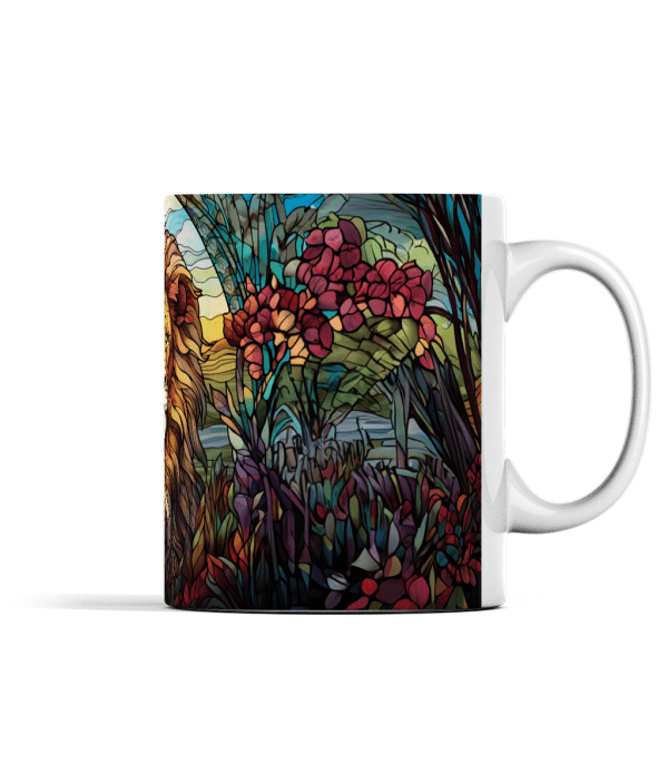 Stained Glass Lion Mug - Image 4