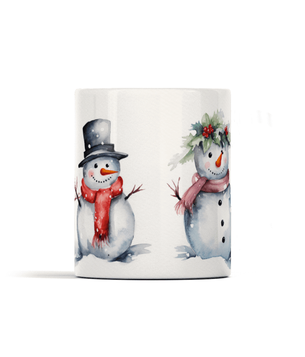 Four Snowmen Christmas Mug - Image 2