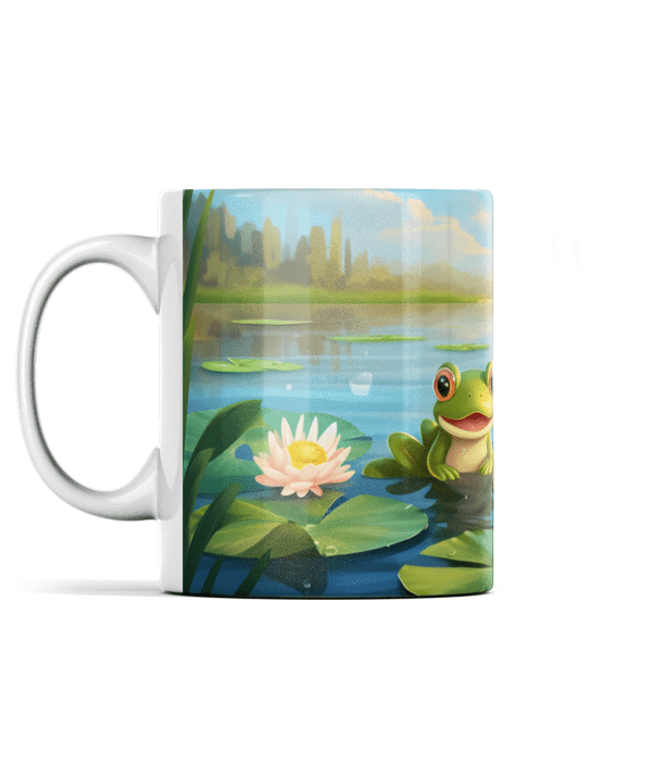 Frogs on a Lily Pad Mug