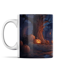 Halloween Graveyard Mug