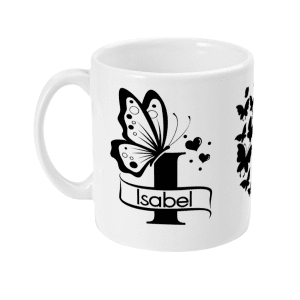 Monogram Initial I Personalised Mug