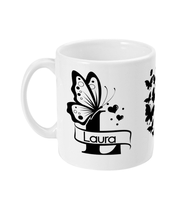 Personalised Initial Mug Letter L