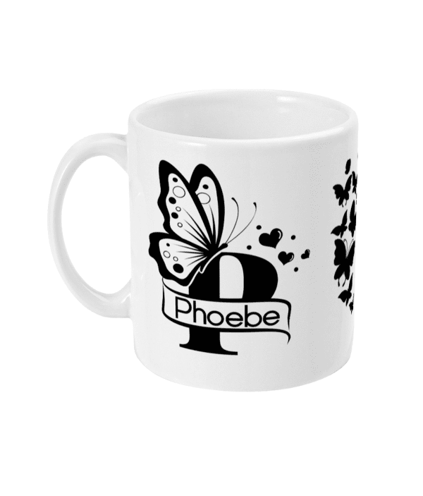 Personalised Initial P Mug