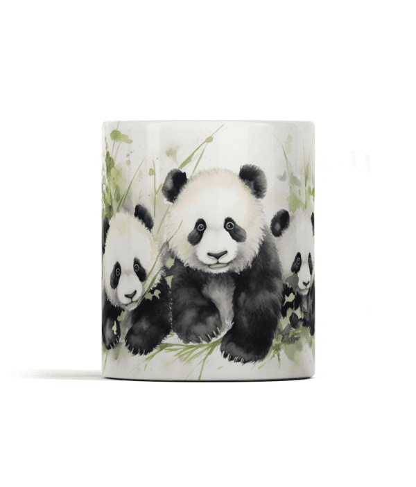 Three Pandas in the Wild Mug - Image 2