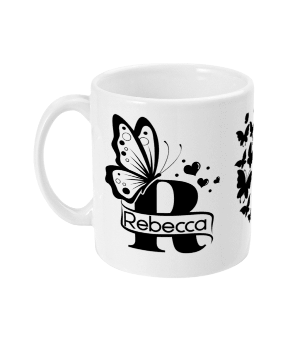 Personalised Initial R Mug