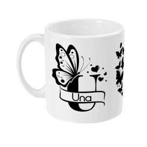 Personalised Initial U Mug