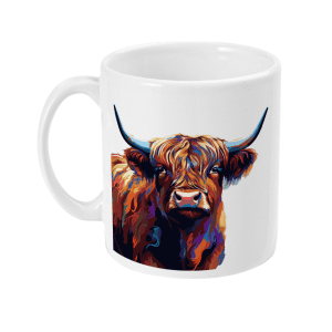 Highland Cow Pop Art Mug
