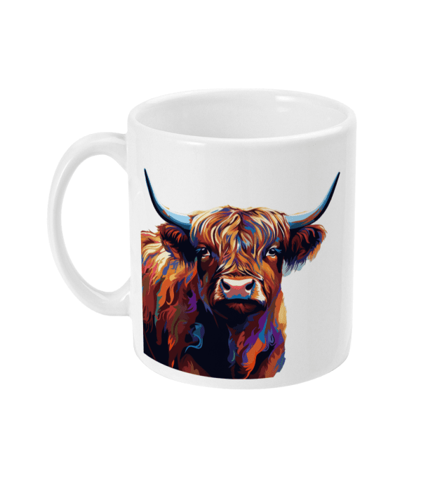Highland Cow Pop Art Mug