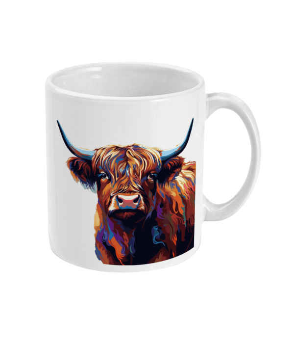 Highland Cow Pop Art Mug