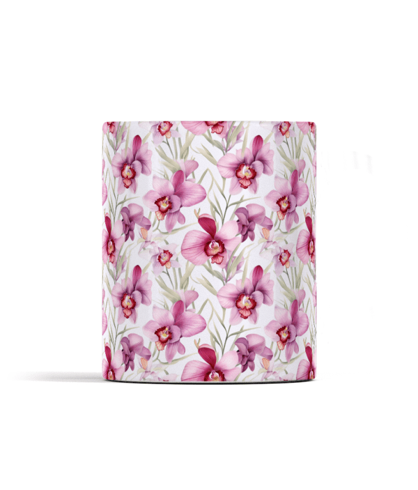 Pink and Purple Orchids Mug - Image 2
