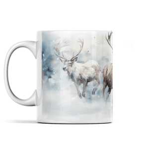 Reindeer Christmas Mug