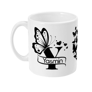 Personalised Initial Y Mug