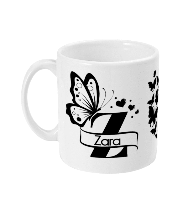 Personalised Initial Z Mug