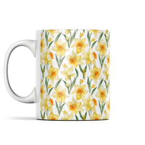 Watercolour Daffodil Mug