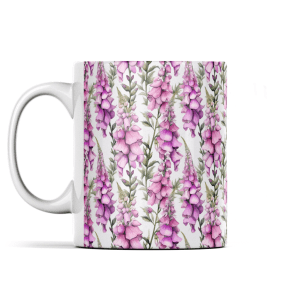 Foxgloves in Watercolours Mug