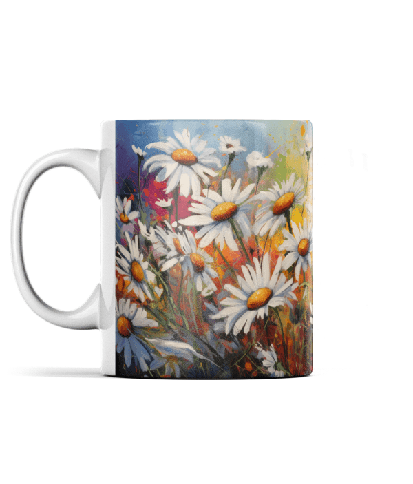 Daisies in Graffiti Style Mug