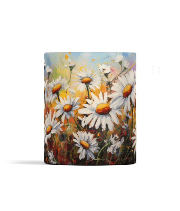 Daisies in Graffiti Style Mug - Image 2