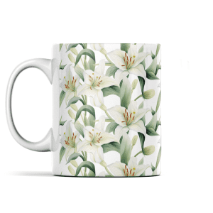 Lilies in Watercolours Mug
