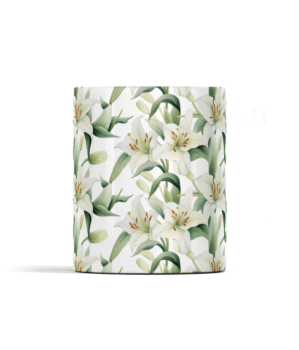 Lilies in Watercolours Mug - Image 2