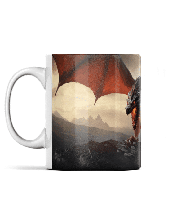 Red Dragon Fantasy Mug
