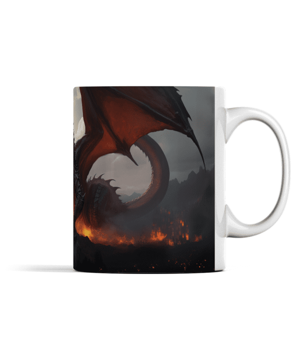Red Dragon Fantasy Mug