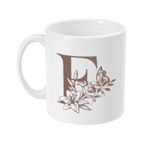 Initial F Mug