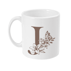 Initial J Mug