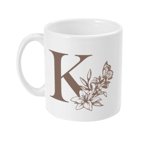Initial K Mug