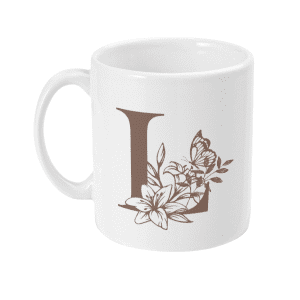 Initial L Mug