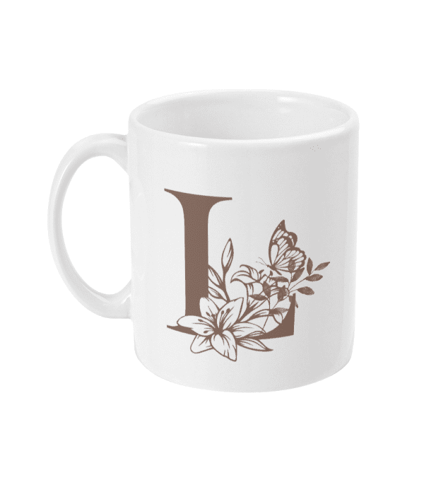Initial L Mug