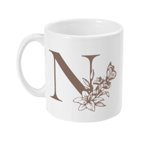 Initial N Mug