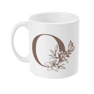 Initial O Mug