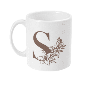 Initial S Mug