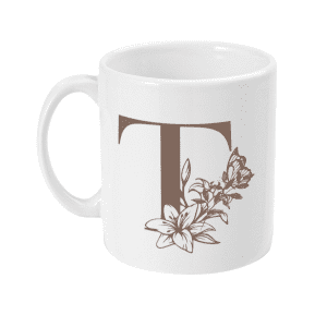 Initial T Mug