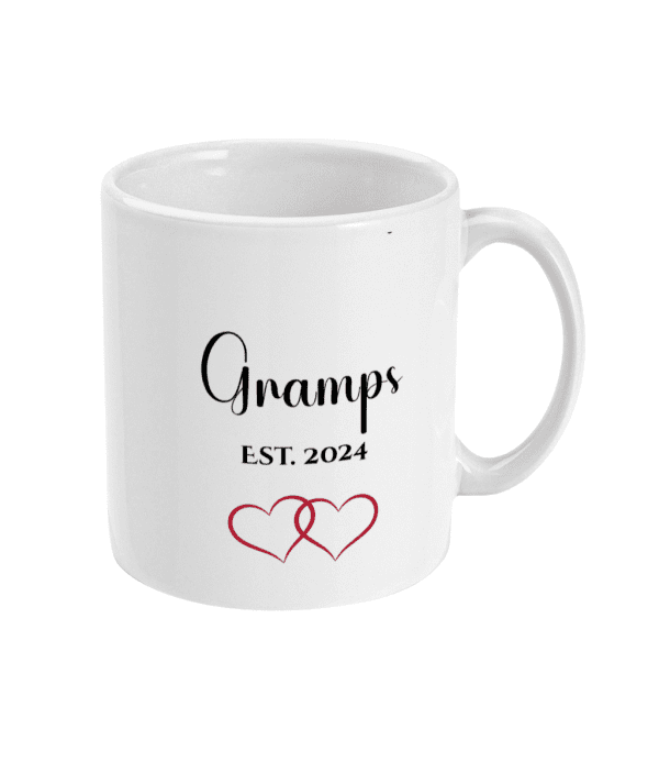 New Gramps / Grandad / Grandpa / Papa Est. 2024 Mug - Image 8