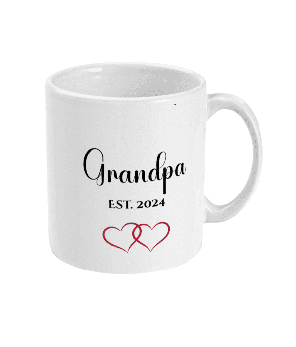 New Grandpa Mug Est 2024