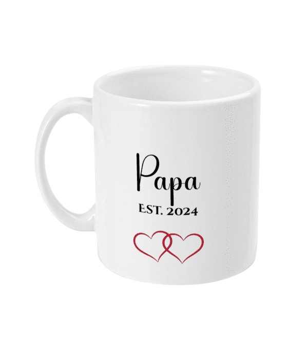 New Gramps / Grandad / Grandpa / Papa Est. 2024 Mug - Image 3