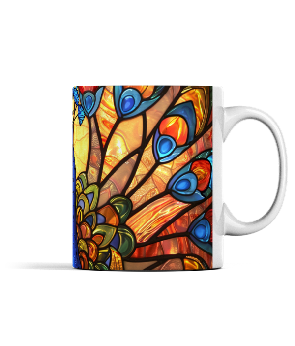 Stained Glass Peacock Mug - Image 3