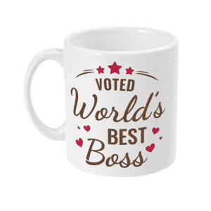Voted World's Best Boss Mug