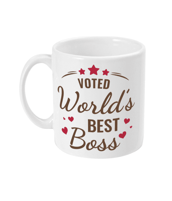 Voted World's Best Boss Mug